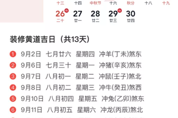 老黄历装修开工吉日查询 老黄历装修开工吉日查询