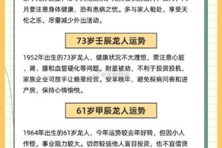2025年属龙人年龄全解析出生月份对应岁数对照表