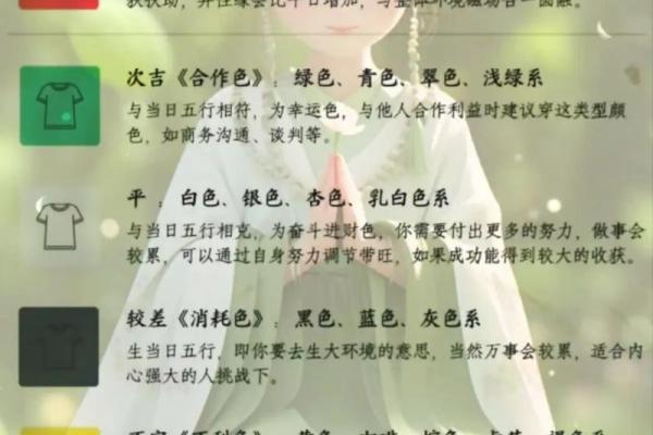 每日五行穿衣指南2025年4月6日 每日五行穿衣指南2025年4月6日