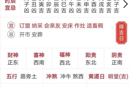 我5月份黄道吉日