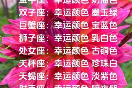 白羊座25年幸运色