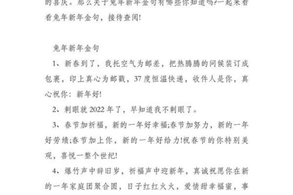 2023年兔年四字金句 2023年兔年四字金句