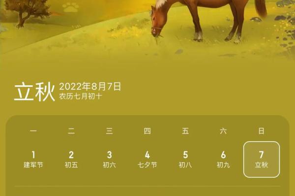 2022年立秋时间几点几分几秒钟 2022年立秋时间几点几分几秒钟