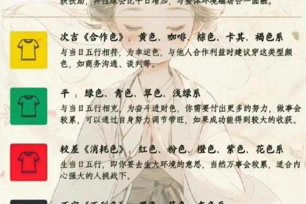 五行穿衣每日搭配2025年4月11日 五行穿衣每日搭配2025年4月11日