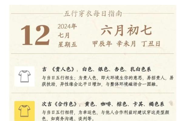 五行穿衣每日分享今天穿什么颜色2025年4月12日 五行穿衣每日分享今天穿什么颜色2025年4月12日