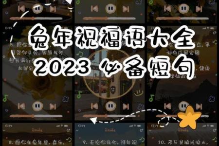 兔年拜年祝福语 2023年祝福语简短大方