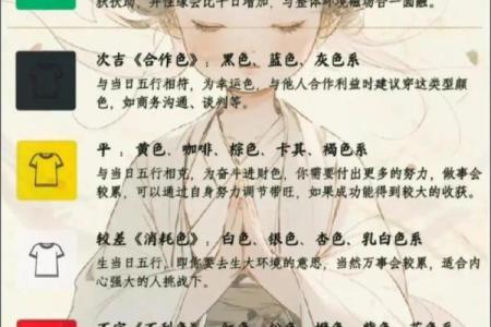 今天五行穿什么颜色衣服2025年4月14日