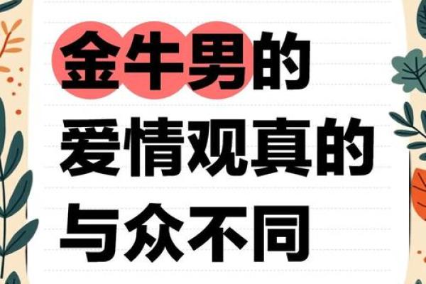 金牛座男生的爱情观