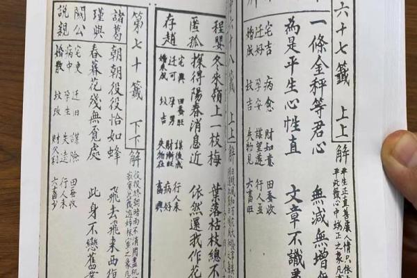 观音签第七十签解婚姻