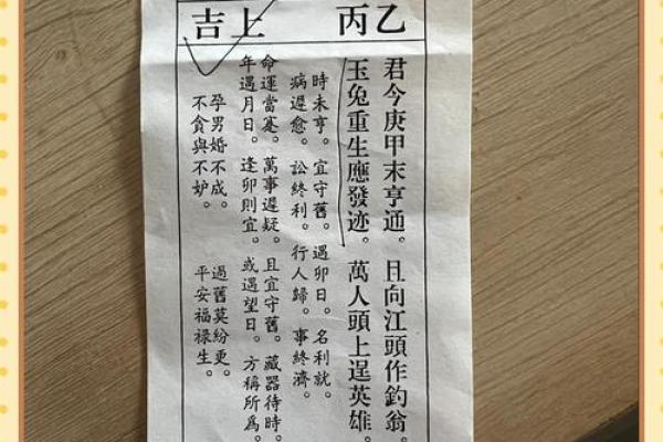 观音灵签68签姻缘选择