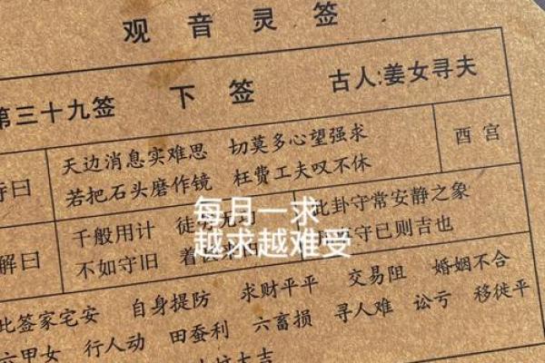 观音灵签第87签求缘分 观音灵签第87签求缘分