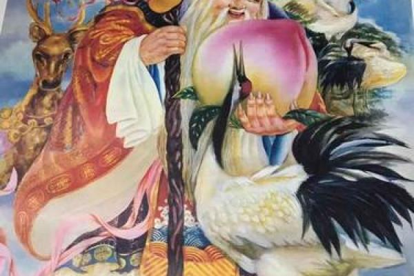 天后灵签5寿星骑仙鹤