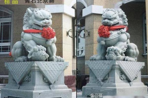 商业风水引财气，石狮子的讲究