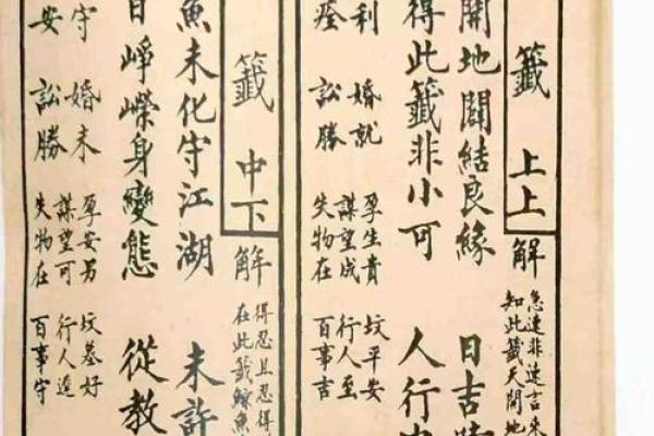 观音灵签十二宫