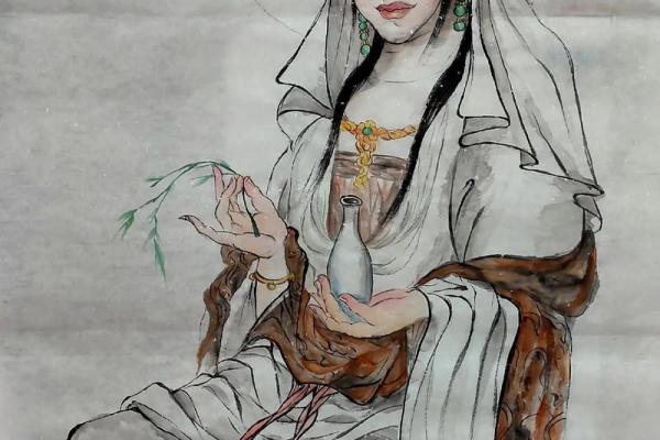 观音灵签水墨先生80