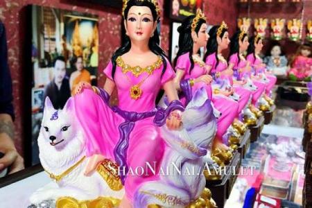 风水开光九尾狐佛牌的功效作用