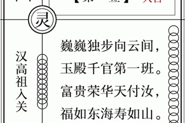 关帝灵签解签52