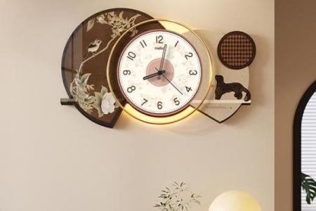 钟表摆放风水挂卧室墙壁好不好观点