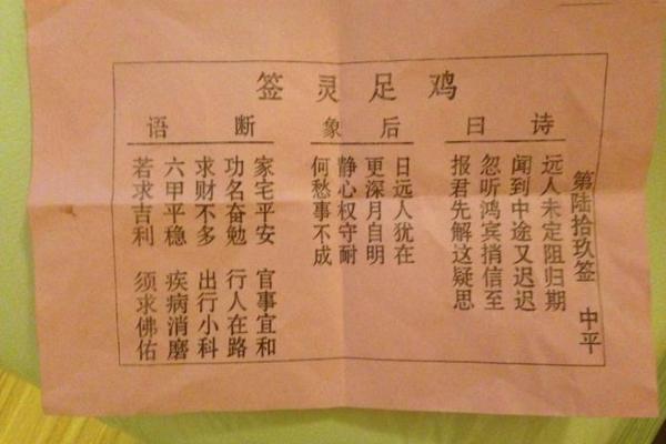 土地庙灵签第44签