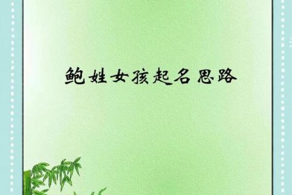 鲍姓女孩名字大全-鲍姓女孩起名字大全-鲍姓名字大全姓名