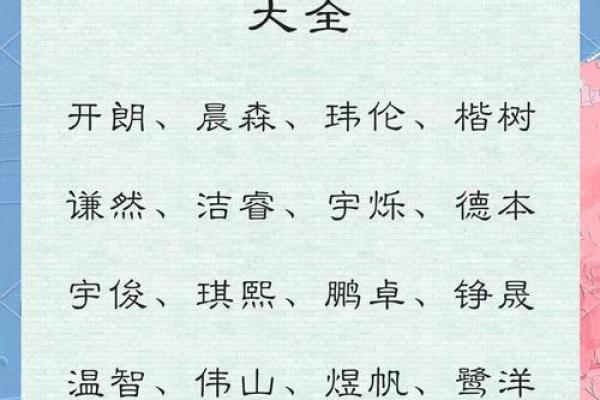 2019年6月24号卯时出生的男孩如何起名姓名