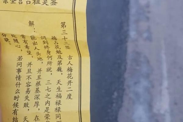 伯公灵签抽签9签 伯公灵签抽签9签