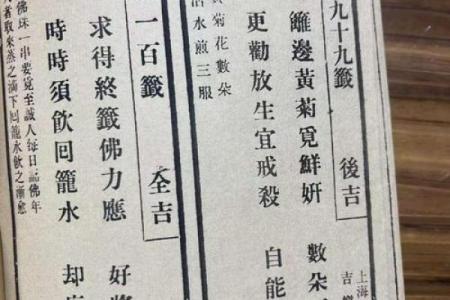 观音灵签6解签健康