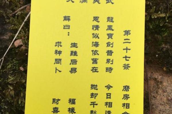 月老灵签签文详解第二十七签:误人误己 月老灵签签文详解第二十七签:误人误己