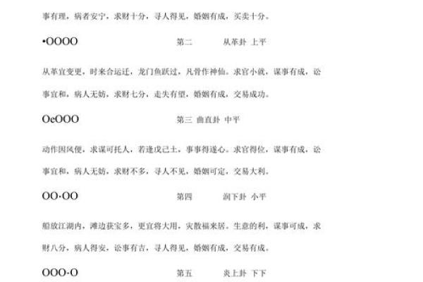 观音32卦签详解