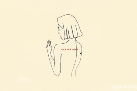 女人背部痣相图解算命