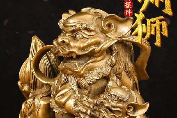 摆放狮子在大门风水起到招财作用